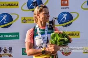 Валя Семеренко выиграла чемпионат мира по биатлону