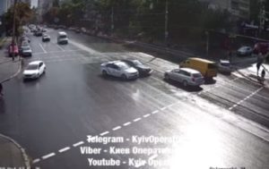 В Киеве патрульные устроили ДТП