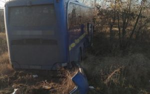Под Киевом автобус с пассажирами столкнулся с грузовиком