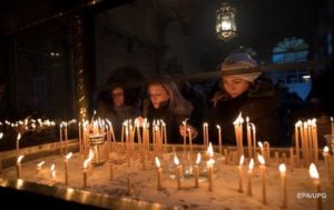 Православные церкви провели пасхальные богослужения