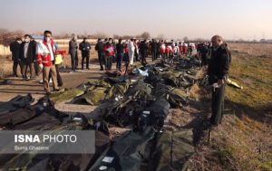 Появилось новое видео авиакатастрофы в Иране