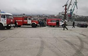 В порту Махачкалы произошел пожар на танкере из Ирана