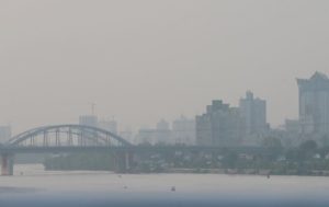 Загрязнение воздуха в Киеве зашкаливает