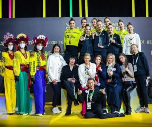 Сборная Украины завоевала “золото” и “бронзу” на чемпионате Европы по художественной гимнастике в Киеве