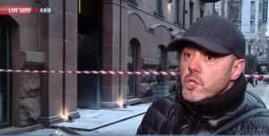 При попытке захвата здания в Киеве пострадал полицейский
