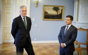 Зеленский проводит встречу с президентом Литвы