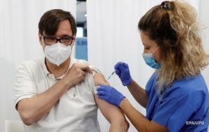 За сутки вакцинировано почти 280 тысяч украинцев