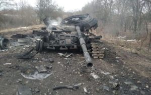 ВСУ уничтожили танковую колонну под Харьковом