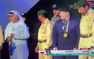Син Кадирова отримав медаль на змаганнях, в яких не брав участі